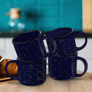 DISCOUNT PROMOS Ceramic Campfire Coffee Mugs 13 oz. Set of 10, Bulk Pack - Perfect for Tea, Espresso, Cappuccino, Hot Cocoa - Blue by TinyTreasures Baby Boutique