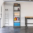 Seville Classics UltraDurable Heavy Duty NSF Solid Steel Wire Rack Storage Unit, Organizer for Garage, Warehouse, Office, Restaurant, Classroom, Kitchen, Black, 5-Tier Shelving, 24" W x 18" D by CozyNest Decor