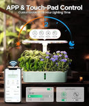 LETPOT LPH-Air Hydroponics Growing System Kits, APP & WiFi Controlled Smart Indoor Garden with 24W Grow Light Full Spectrum, 10 Pods Planter Indoor Gardening for Gifts, Kitchen, Vegetable by GreenHaven Gardens