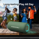 Passau Portable Bluetooth Speakers 40W Peak Loud Stereo Sound, Passive Radiators-Deep Bass, All Day Playtime, Adjustable Strap, BT5.3, IPX5 Wireless Speaker RGB Lights for Indoor Outdoor-Green by TinyTreasures Baby Boutique