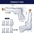 Pistol & Shotglasses Decanter Party Serving Holster Set