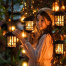 Otdair Solar Wall Lantern Outdoor, Flickering Flames Solar Sconce Lights Outdoor, Hanging Lamps Wall Mount for Front Porch, Patio and Yard, 4 Pack by CozyNest Decor