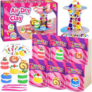 ifergoo Air Dry Clay Kit for Kids - Cakes Modeling Clay, Includes 6 Dessert Designs and Display Stand, DIY Art & Crafts School Projects, Home Party Kids Toys, Holidays Gifts for Age 3-12 Girls & Boys by TinyTreasures Baby Boutique