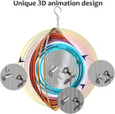 3D Animations Hummingbird Wind Spinner for Yard and Garden,12In Metal Wind Spinners Hummingbird Gift for Women Mom Grandma Wife,Outdoor Garden Decor Hanging Kinetic Yard Art Wind Sculpture by GreenHaven Gardens