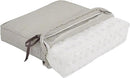 Classic Accessories Montlake Water-Resistant 21 x 20 x 4 Inch Patio Lounge Back Cushion, Heather Grey, Outdoor Loveseat Cushions by GreenHaven Gardens