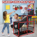AOKESI Arcade Basketball Game Set Indoor for Kids Basketball Hoop Outdoor Sports Play Toy for Toddler Boys Girls 3-5 6-7 8-12 Years Old Adjustable Height with 4 Balls by TinyTreasures Baby Boutique