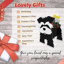 Black Schnauzers Dog Planter Plant Pots,Cute Garden Dog Flower Planter,Dog Planters Birthday Gifts for Women,Office,Indoor/Outdoor Decor（9.45 * 9.06 * 11.81in） by GreenHaven Gardens