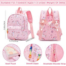 Accmor Toddler Backpack Leash with Anti Lost Wrist Link, Cute Mini Child Walking Harnesses Keep Kids Close Back Pack Rope Tether Rein for Baby Boys (Pink/Unicorn) by TinyTreasures Baby Boutique