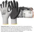 toolant Crinkle Latex Work Gloves Bulk, Rubber Coated Safety Work Gloves for Men and Women, 12 Pairs for Construction, Gardening, Warehouse (Gray, XL) by GreenHaven Gardens