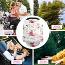 Rquite All-in-1 Car Seat Cover Baby, Carseat Covers for Girl Boy, Stretchy Soft Infant Car Seat Cover, Multi-use Baby Carrier Cover, Car Seat Canopy, Stroller Sun Shade, Nursing Breastfeeding Cover by TinyTreasures Baby Boutique