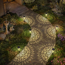 6 Pack Solar Lights Outdoor Garden Decorative Solar Pathway Lights Waterproof Plastic Outside Solar Path Landscape Lights Gardening Gifts for Women Mom Father Backyard Walkway Yard Decor by GreenHaven Gardens