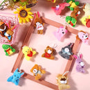 Zhanmai 100 Pcs Mini Plush Stuffed Animal Bulk Small Animal Toys Keychain Party Favors Easter Egg Stuff for Kids Birthday Valentine Carnival Classroom Prizes Gift Goodie Bag Filler(Cute Style) by TinyTreasures Baby Boutique