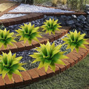 Artificial Agave Plants,Large UV Resistant Fake Agave Planters for Indoor and Outdoor Decorating Tropical Plant Succulents Greenery Indoor Decor (2Pack,22" Yellow) by GreenHaven Gardens