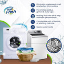 True Fresh Washing Machine Cleaner Tablets – 25-Pack Deep Cleaning for Front Loader, Top Load & HE Washers – Helps Remove Odor-Causing Residues, Pet Hair & Hard Water Buildup – Septic Safe by CozyNest Decor