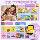 Waterproof Smart Watch for Kids Gift for Girls Age 5-12 with 32 Games, Dual Camera, Habit Tracking, Music Player, Video, Alarm Clock, HD Touchscreen Kids Smart Watch Birthday Toys for 6 7 8 9 Year Old by TinyTreasures Baby Boutique
