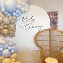 Baby is Brewing Wall Decal - Baby Shower/Gender Reveal/Birthday Party Decoration Supplies Wall Stickers,Beer Brewing Theme Stickers, Brewing Sign Balloon Arch Backdrop and Party Backdrop Decals by TinyTreasures Baby Boutique