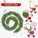 9 Ft Real Touch Christmas Garland Indoor with Pine Cone,Thick and Lush，Soft Bendable Mantle Garland Christmas, Lifelike Cedar Garland, Christmas Garland for Mantle,Indoor Christmas Decorations by CozyNest Decor