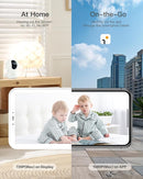 ARENTI Video Baby Monitor with Camera and Audio, 5-inch Smart Baby Camera Monitor with Free Phone App, 1080P, VOX, PTZ, One-Touch Call, Temp Sensor, Lullaby, Night Vision, Auto Tracking, 2-Way Talk by TinyTreasures Baby Boutique