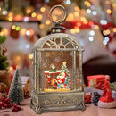 Christmas Snow Globes Lantern,Musical Snow Globe,Christmas Decorations Indoor for Home,Battery Or USB Powered,with 6 Hour Timer,Christmas Lantern for Festival Decoration,Santa Claus by CozyNest Decor