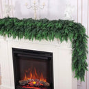 Hananona 6 FT Artificial Cedar Garlands, Real Touch Winter Cedar Cypress Garland, Green Artificial Greenery Pine Garland for Table, Mantle, Wall, Indoor, Outdoor Christmas Decorations (1, 6 FT) by CozyNest Decor
