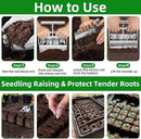 Soil Blocker, Soil Block Maker for Seed Starting with Strong Hand Held, 4 Pcs 2-Inch Soil Blocking Tool for Grow Seedling, Seed Starter Soil Tray Garden Potting Soil, Indoor Outdoor Plants by GreenHaven Gardens