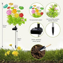 Kohlrabi Solar Garden Lights Outdoor, 2 Pack Upgraded Succulent Solar Lights, Mothers Day Gifts for Woman Mom Grandmom, Succulent Plant Yard Decor Waterproof for Lawn Patio Pathway by GreenHaven Gardens