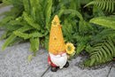 Solar Gnome Garden Decor Outdoor Statue - Gnome Sunflower LED Waterproof Sculptures Lights, Gnome Pond/Yard Statues Outside Decoration, Home, Lawn, Patio, Resin Animal Ornament, Women/Gardening Gift by CozyNest Decor