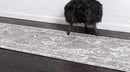 Unique Loom Rosso Collection Vintage, Traditional, Bohemian, Geometric, Distressed, Southwestern Area Rug (2' 7 x 10' 0 Runner, Gray/Ivory) by CozyNest Decor