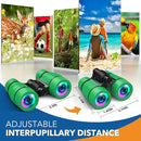 LET'S GO! Boy Toys Age 3-7 Kids Binoculars for Bird Watching|Hiking|Camping Toy for 3 4 5 6 7 Year Old Boy Girl Birthday Gifts Outdoor Travel Toys for Kid Boys Ages 3-6 Stocking Stuffers by TinyTreasures Baby Boutique