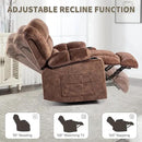 Recliner Chair Rocker Modern Ergonomic Lounge 360 Degree Swivel Single Sofa Seat Living Room Lounge Recliners on Clearance Foam Filling by CozyNest Decor