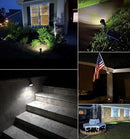 Solar Spot Lights for Ooutside Waterproof Solar Landscape Lights Dusk to Dawn, 2-in-1 Solar Spotlight Solar Powered Accent Lights for Garden Porch Walkway Patio(1 Pack) by GreenHaven Gardens