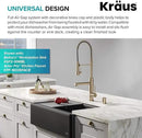 KRAUS Dishwasher Air Gap in Spot Free Antique Champagne Bronze, KAG-2SFACB by CozyNest Decor