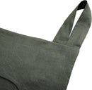 Amazhiyu 100% Linen Door Hanging Laundry Hamper Bag, 19x27 Inches Dusty Green by CozyNest Decor