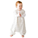 Tealbee Dreamsuit: Toddler Sleep Sack with Feet 2T 3T - 0.8 TOG Lightweight Baby Wearable Blanket for Walkers - Rayon Made from Bamboo, Organic Cotton Sleep Bag - Checkered by TinyTreasures Baby Boutique