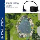 Alpine Corporation 100' PVC Tubing with 1/2" Inside Diameter and 1/8" Wall for Ponds and Fountains, Black by GreenHaven Gardens