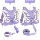 Accmor Toddler Harness Leash + Anti Lost Wrist Link, Cute Butterfly Kids Leash Wristband Assistant, Adorable Child Walking Harness Strap Adjustable Belt Protector for Baby Girls to Outdoor Travel by TinyTreasures Baby Boutique
