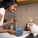 The Slowdown Bowl Silicone Slow Feeder for Cats & Kittens, Slow Eating Mealtime Solution with Modern Lick Mat Design, Reduces Gulping, Fits 1 Cup 6” Across x 1.25” Tall, Small-Tan by CozyNest Decor
