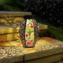 Outdoor Solar Lantern-Waterproof Hummingbird Hanging Metal Decorative Lights for Patio Table Garden Pathway Yard with Super Bright Warm White LED, Large Solar Panels, Auto On/Off by GreenHaven Gardens