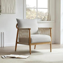 CHITA Braid Armchair Set of 2, Modern Accent Chair for Living Room, Light Grey by CozyNest Decor