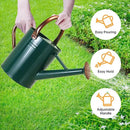 Metal Watering Can for Outdoor Plants, 1 Gallon Galvanized Steel Watering Can with Removable spout for Outdoor & Indoor Use, Perfect for Garden Flower, Houseplants, Forest Green by GreenHaven Gardens