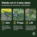 Rocklin™ Stand Up Weed Puller Tool - 4 Claw Steel Head - 48 inch Handle - 100% Metal - Easily Remove Weeds Without Bending or Kneeling (WeedPuller2.0) by GreenHaven Gardens