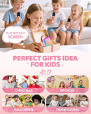 IROO Mini Karaoke Machine for Kids, 2025 TOP Toys Birthday Gifts Ideas for Girls Ages 4, 5, 6, 7, 8, 9, 10, 12+ Years Old, Portable MP3 Player with 3 Wireless Mics for Party by TinyTreasures Baby Boutique
