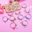 AIPRIDY 208 Pieces Charm Bracelet Making Kit,Unicorn Mermaid Crafts Gifts Set Can Inspires Imagination and Creativity,Jewelry Making Kit Perfect Gifts for Girls 5-12 Years Old (Pink+Aqua Unicorn) by TinyTreasures Baby Boutique