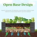6x3x2 ft Raised Garden Bed, Large Metal Planter Raised Beds, Planters for Outdoor Plants for Vegetables, Flowers, Herbs, Fruits, and Succulents.(2 Pcs) by CozyNest Decor