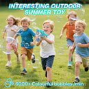 Automatic Bubble Machine Gun for Kids with 2 Bottles 5 Bags of Refill Solution Lights ElectricShark Bubble Gun Toys Outdoor Toys Gifts Wedding Easter Party Favor by TinyTreasures Baby Boutique