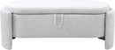 Ottoman Rectangular Storage Ottoman Bench, Footrest Stool Footstool with Lid for Living Room, Bedroom, Entryway, Brown, 47"x17"x18" by CozyNest Decor