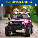L8 2 Seater Ride On Car, 12V Kids Electric Car w/Remote Control, 4-Wheel Suspension, Bluetooth Speaker, Multi Music Modes, 3 Speeds, LED Lights, Xmas & Birthday Gift Ideas for Kids Ages 3+ by TinyTreasures Baby Boutique
