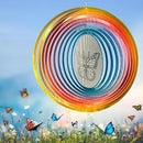 Wind Spinner Creates a Fluttering Butterfly 3D Animations Effect,Wind Spinners Ouddoor Butterfly Gift for Women/Grandma/Mom/Wife,12inch Mandala Wind Spinner Hanging Garden Yard Art Decor by GreenHaven Gardens