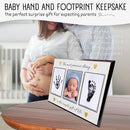 Baby Hand and Footprint Kit with Photo & Birth Details, Inkless Hand and Footprint Kit, Newborn Keepsake Plaque, Baby Shower Gifts (STYLE 2 (Baby Shower) (Most Precious Thing)) by TinyTreasures Baby Boutique