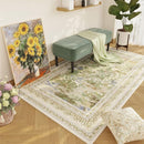 4x6 Rug for Bedroom Impressionist-Style Vintage Washable Rugs Non Slip Low Pile Small Carpet for Bedside Kids Room Office Dining Room, Beige by TinyTreasures Baby Boutique